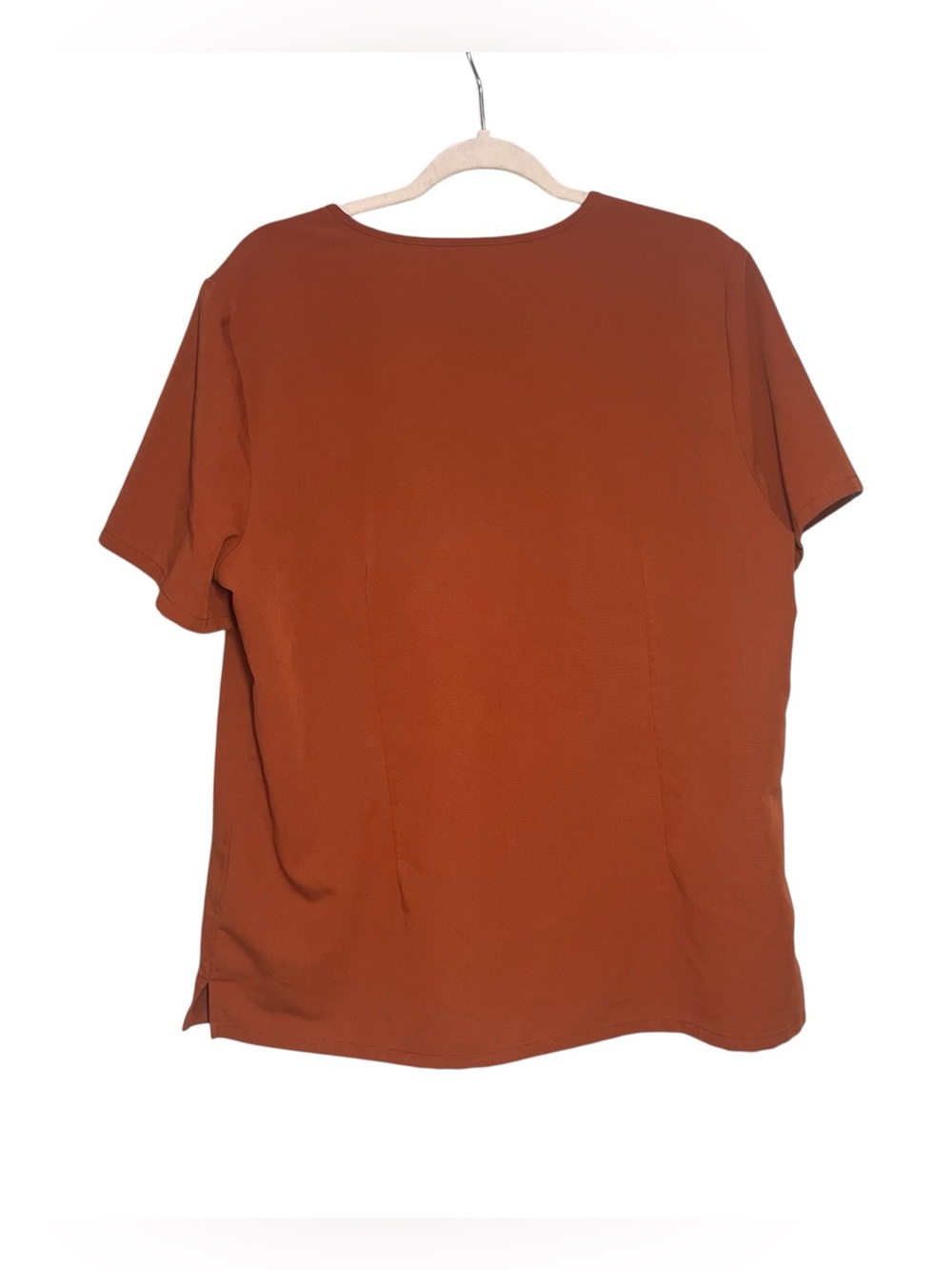 Figs 2 Piece Scrubs Set Casma V-neck Top & Yola Slim Pant Burnt Orange Size XL P - Picture 3 of 6